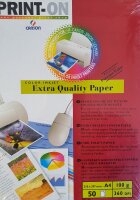 Canson print-on Farb inkjet Papier 100g 50 Blatt A4