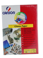 Canson glossy paper 130g A4 20 Blatt Fotopapier für...