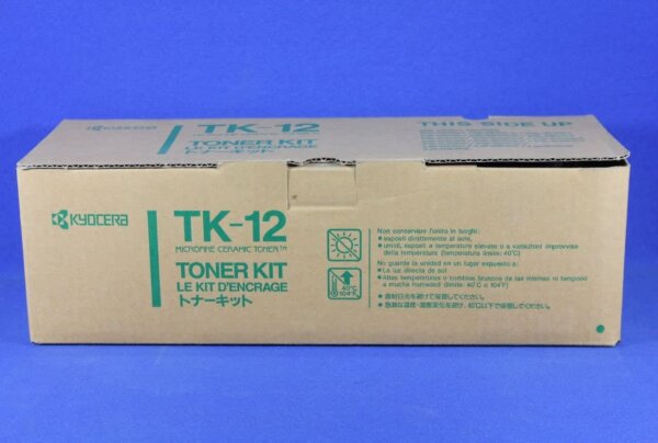 Kyocera TK-12 Toner Black for FS1550/1600 10000 Pages Black – Toner Cartridges (10000 Pages, Black)