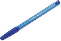 Paper Mate S0977420 InkJoy 100 CAP Kugelschreiber mit Verschluss, mittlere Spitze, 1.0 mm, blau