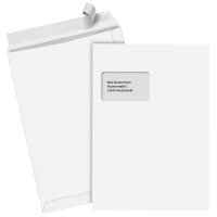 STEINMETZ Versandtaschen DIN C4 mit Fenster weiß 250 St.