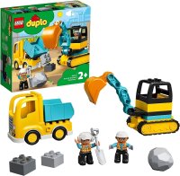 LEGO 10931 DUPLO Bagger und Laster Spielzeug mit...