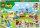 LEGO 10956 DUPLO Erlebnispark, Kinderspielzeug ab 2 Jahre mit Jahrmarkt und Zug für Mädchen und Jungen, Steine zum Bauen und Minifiguren