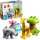 LEGO 10971 DUPLO Wilde Tiere Afrikas Spielzeug-Set für Kleinkinder mit Tierfiguren und Spielmatte, Lernspielzeug ab 2 Jahre