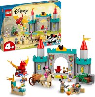 LEGO 10780 Disney Mickys Burgabenteuer Spielzeug-Schloss zum Bauen, inkl. Daisy, Donald Duck, Micky und Minnie Maus, ab 4 Jahre