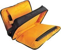 Exacompta 17734E Premium Rucksack Exactive Dual mit 2 Tragegriffen und Schulterriemen viele Innentaschen wasserabweisend, passend für Laptops bis zu 15,6’’ ideal für Schule, Uni und Arbeit, schwarz