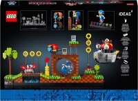LEGO Ideas 21331 Sonic The Hedgehog – Green Hill Zone Set mit Dr. Eggmann, Egg-Mobil und weiteren Figuren, Geschenkidee für Erwachsene