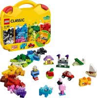 LEGO 10713 Classic Bausteine Starterkoffer – Farben Sortieren mit Aufbewahrungsbox, kreatives Geschenk, Kinderspielzeug für Mädchen und Jungen ab 4 Jahren