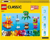 LEGO 11017 Classic Kreative Monster Kreativ-Set Steinen, Box mit Bausteinen für Kinder ab 4 Jahre, Konstruktionsspielzeug