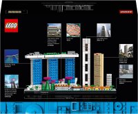 LEGO 21057 Architecture Singapur Modellbausatz für Erwachsene, Skyline-Kollektion, Home Deko zum Basteln und Geschenk zum Valentinstag für Sie & Ihn