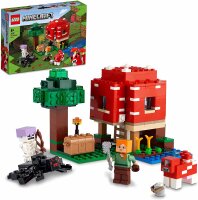 LEGO 21179 Minecraft Das Pilzhaus, Spielzeug ab 8 Jahren,...