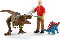 schleich 41465 Tyrannosaurus Rex Angriff, für Kinder...