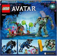 LEGO 75571 Avatar Neytiri und Thanator vs. Quaritch im MPA, baubares Action-Spielzeug mit Tierfigur und Pandora-Filmszene 2022, Geschenk für Kinder