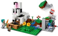 LEGO 21181 Minecraft Die Kaninchenranch, Bauernhof-Spielzeug für Jungen und Mädchen ab 8 Jahren mit Zähmer, Zombie und Tieren
