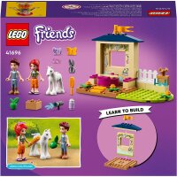 LEGO 41696 Friends Ponypflege, Pferdestall mit Pferd-Figur und Mia Mini-Puppe, Bauernhof-Spielzeug für Kinder ab 4 Jahre, Pferd Spielzeug für Jungen und Mädchen