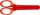 Faber-Castell 181550 - Schulschere Grip, mit Klingenschutz, rot, 1 Stück