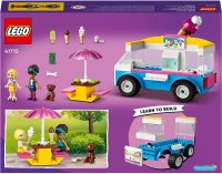 LEGO 41715 Friends Eiswagen Spielzeug für den Sommer mit Fahrzeug und Mini-Puppe Andrea, Geschenk Set für Kinder ab 4 Jahre