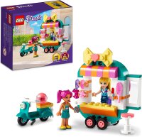 LEGO 41719 Friends Mobile Modeboutique mit Friseursalon und Mini-Puppen Stephanie & Camila, Spielzeug für Mädchen und Jungen ab 6 Jahre