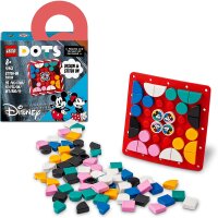 LEGO 41963 DOTS Micky und Minnie Kreativ-Aufnäher, DIY Bastelset zum Dekorieren von Kleidung, Rucksäcke, Accessoires, kreative Aktivität, Spielzeug für Kinder