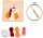 Avenue Mandarine - Ein Stickbild Punch Needle, Kreuzstich-Set für Kinder – ab 6 Jahren – Einhorn zum Nähen Stoff 18 x 18 cm, Nadel Punch Needle, Nadel aus Kunststoff, Anleitung – KC150C