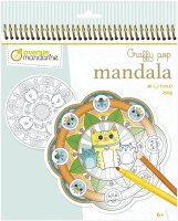 Avenue Mandarine GY030O Malbuch Graffy Pop Mandala,...