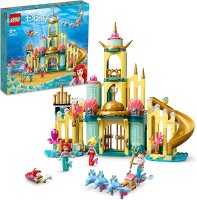 LEGO 43207 Disney Arielles Unterwasserschloss,...