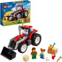 LEGO 60287 City Traktor Spielzeug, Bauernhof Set mit Minifiguren und Tierfiguren, Geschenkideen für Jungen und Mädchen ab 5 Jahren