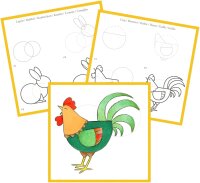 Avenue Mandarine - Ein Zeichenbuch mit Spiralbindung zum Zeichnen – Bauernhof – 24 Zeichnungen zum Nachspielen (12 Designs x2) – Papier 250 g – ab 5 Jahren – GY149C Graffy Learn