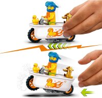 LEGO 60333 City Stuntz Badewannen-Stuntbike, Set mit Motorrad und Minifigur, Action-Spielzeug als Geschenk für Jungen und Mädchen ab 5 Jahre