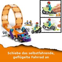 LEGO 60338 City Stuntz Schimpansen-Stuntlooping, Action-Spielzeug mit Rampe, Stunt-Motorrad und 3 Minifiguren für Kinder ab 7 Jahre