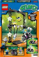 LEGO 60341 City Stuntz Umstoß-Challenge Set, inkl. Motorrad und Stunt Racer Minifigur, Action-Spielzeug, Geschenk Set für Kinder ab 5 Jahren