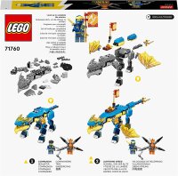 LEGO 71760 NINJAGO Jays Donnerdrache EVO, Drachen...