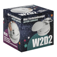 WEDO 20520200 Tischstaubsauger W2D2 wiederaufladbar, inkl. USB Kabel | wiederaufladbar, Weiß