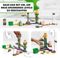 LEGO 71387 Super Mario Abenteuer mit Luigi – Starterset, Spielzeug mit Einer interaktiven Figur, modulares Set, Geschenk für Mädchen und Jungen