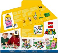 LEGO 71403 Super Mario Abenteuer mit Peach – Starterset, baubares Spielzeug mit interaktiver Prinzessinnen Figur, Gelber Toad und Lemmy