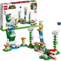 LEGO 71409 Super Mario Maxi-Spikes Wolken-Challenge – Erweiterungsset, Spielzeug Set mit 3 Gegner Figuren inkl. Bumerang-Bruder und Piranha-Pflanze