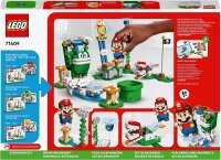 LEGO 71409 Super Mario Maxi-Spikes Wolken-Challenge – Erweiterungsset, Spielzeug Set mit 3 Gegner Figuren inkl. Bumerang-Bruder und Piranha-Pflanze