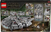 LEGO 75257 Star Wars Millennium Falcon Raumschiff Bauset mit Finn, Chewbacca, Lando Calrissian, Boolio, C-3PO, R2-D2 und D-O, Der Aufstieg Skywalkers, Kollektion