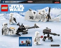 LEGO 75320 Star Wars Snowtrooper Battle Pack mit 4 Figuren, Waffen und Düsenschlitten, Spielzeug zum Bauen für Kinder ab 6 Jahren