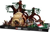 LEGO 75330 Star Wars Jedi Training auf Dagobah – Diorama Set für Erwachsene mit Luke Skywalker, Yoda, R2-D2 und Luke Skywalkers X-Wing, Geschenkidee für Männer, Frauen, Ihn, Sie
