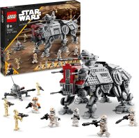 LEGO 75337 Star Wars AT-TE Walker, Bewegliches Spielzeugmodell, Set mit Minifiguren inkl. 3 Klonsoldaten, Kampfdroiden und Zwergspinnendroide