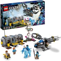 Lego 75573 Avatar Schwebende Berge: Site 26 und RDA Samson, baubares Helikopter-Spielzeug für Kinder mit Schreckenspferd-Tierfigur und 5 Minifiguren