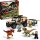 LEGO 76951 Jurassic World Pyroraptor & Dilophosaurus Transport, Dinosaurier Spielzeug, Spielzeugauto Off-Roader mit Dino Figur ab 7 Jahre