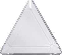 Exacompta - Art.-Nr. 83558D – 1 x vertikaler DL-Aufsteller – 10 x 21 cm – aus hochwertigem PMMA (Acryl) – hohe Transparenz – starr und UV-beständig – Kristallfarben