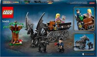 LEGO 76400 Harry Potter Hogwarts Kutsche mit Thestralen, Spielzeug-Set mit Minifiguren, wie Luna Lovegood und Pferde-Figuren, Idee für Geschenk