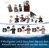 LEGO 76403 Harry Potter Zaubereiministerium modulares Set zum Bauen mit Minifiguren und Umwandlungsmechanismus, Geschenk für Sammler