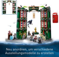 LEGO 76403 Harry Potter Zaubereiministerium modulares Set zum Bauen mit Minifiguren und Umwandlungsmechanismus, Geschenk für Sammler