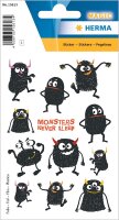 HERMA 15613 Sticker für Kinder, Monsters Never Sleep...