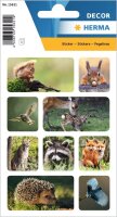 HERMA 15621 Tiere Sticker, Waldtiere (27 Aufkleber,...