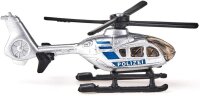 siku 0807, Polizei-Hubschrauber, Metall/Kunststoff, Silber, Drehbare Rotoren